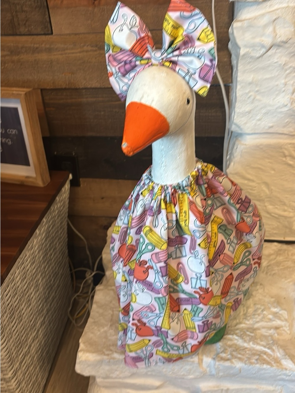 Handmade goose dress with Bow